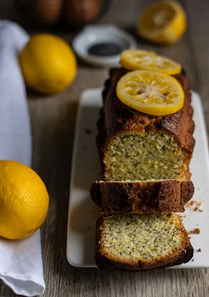 Une photo de Cake citron pavot