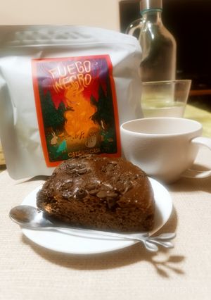 Una foto de Brownie Proteico Húmedo en Airfryer