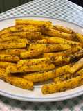 Frites de polenta aux aulx et épices