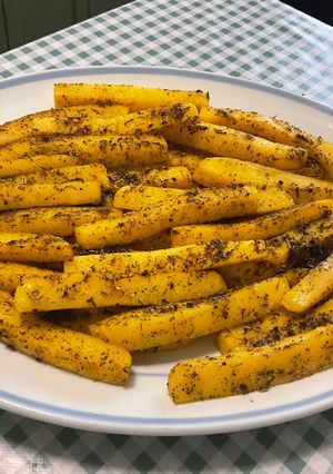 Une photo de Frites de polenta aux aulx et épices