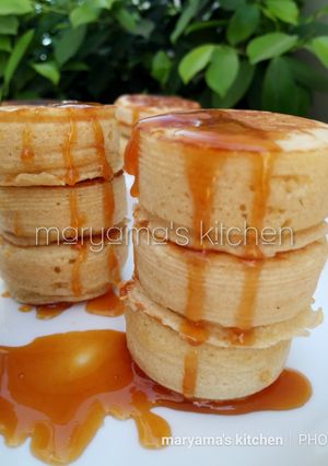 A picture of Fluffy japanese pancake.