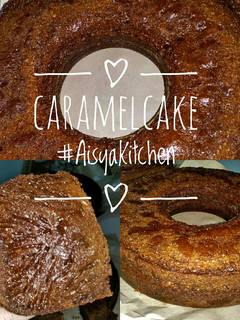Foto resep Caramel Cake/Kue Sarang Semut no mixer