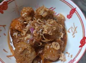 Foto resep Bola Daging Kecap Tomat (MPASI start 1 th)