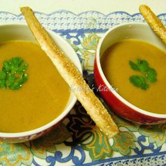 A picture of Curried Yam Soup.