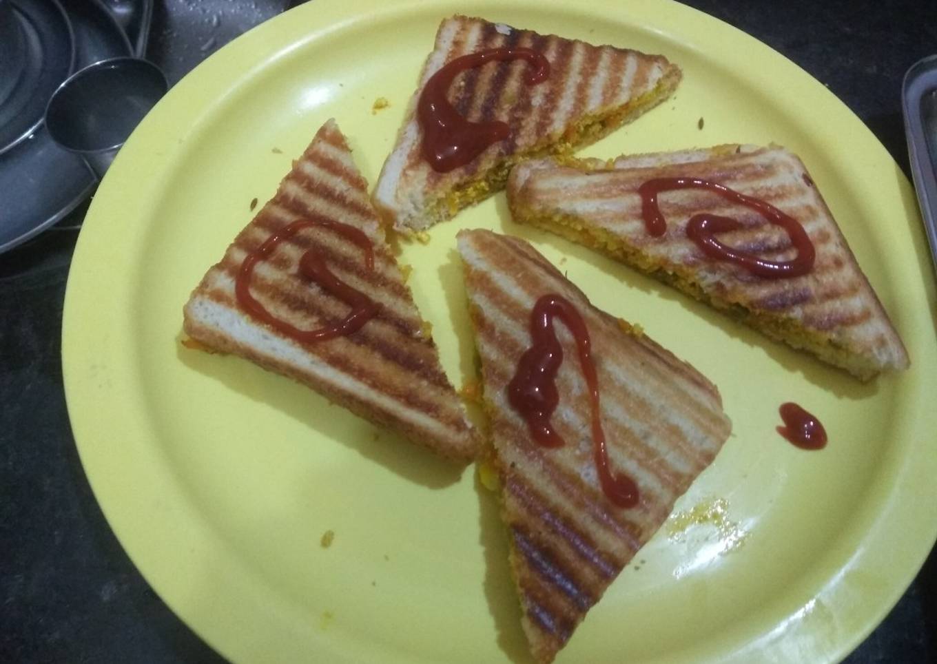 Recipe of Favorite Vegetables cheese sandwich