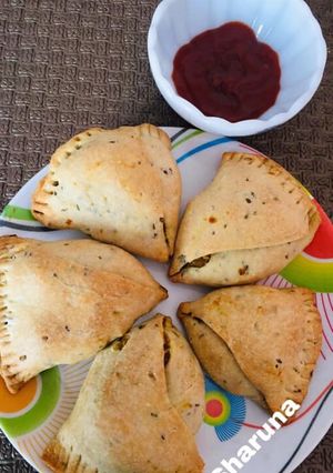A picture of Baked Samosas.