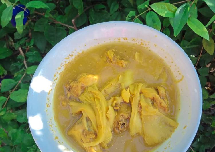 Resep Ayam jamur bumbu kuning yang Menggugah Selera