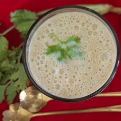 A picture of Sattu Buttermilk/ Sattu Chaas/ Refreshing Desi Sattu Drink For Summer ☀️.