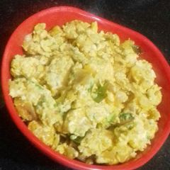 A picture of Motte palya/ egg burji.