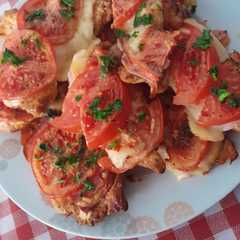 O poză a rețetei Medalioane de pui la cuptor🍴.