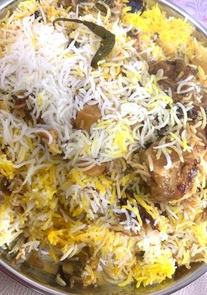 A picture of Beef Hump Biryani.