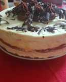 Postre helado relleno