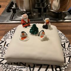 Vegan Christmas cake A picture of Vegan Christmas cake.