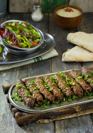 A picture of Grilled Kofta (by Hala Abdo).