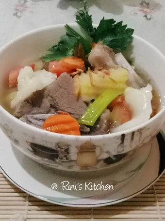 Langkah Mudah untuk Menyiapkan Resep Sop Iga Sapi dan Sayuran #Rabubaru Anti Ribet, Enak Banget