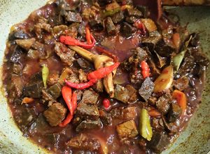 Foto resep 611. Krengsengan Daging Campur Jerohan Sapi
