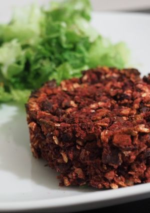 Une photo de Steak de betterave