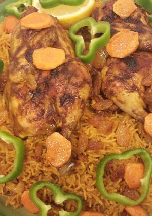 صورة لوصفة كبسة الدجاج 🍗🍀🍗