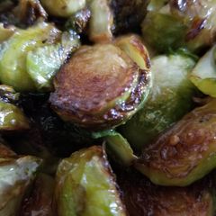 A picture of Caramelized Brussels Sprouts.