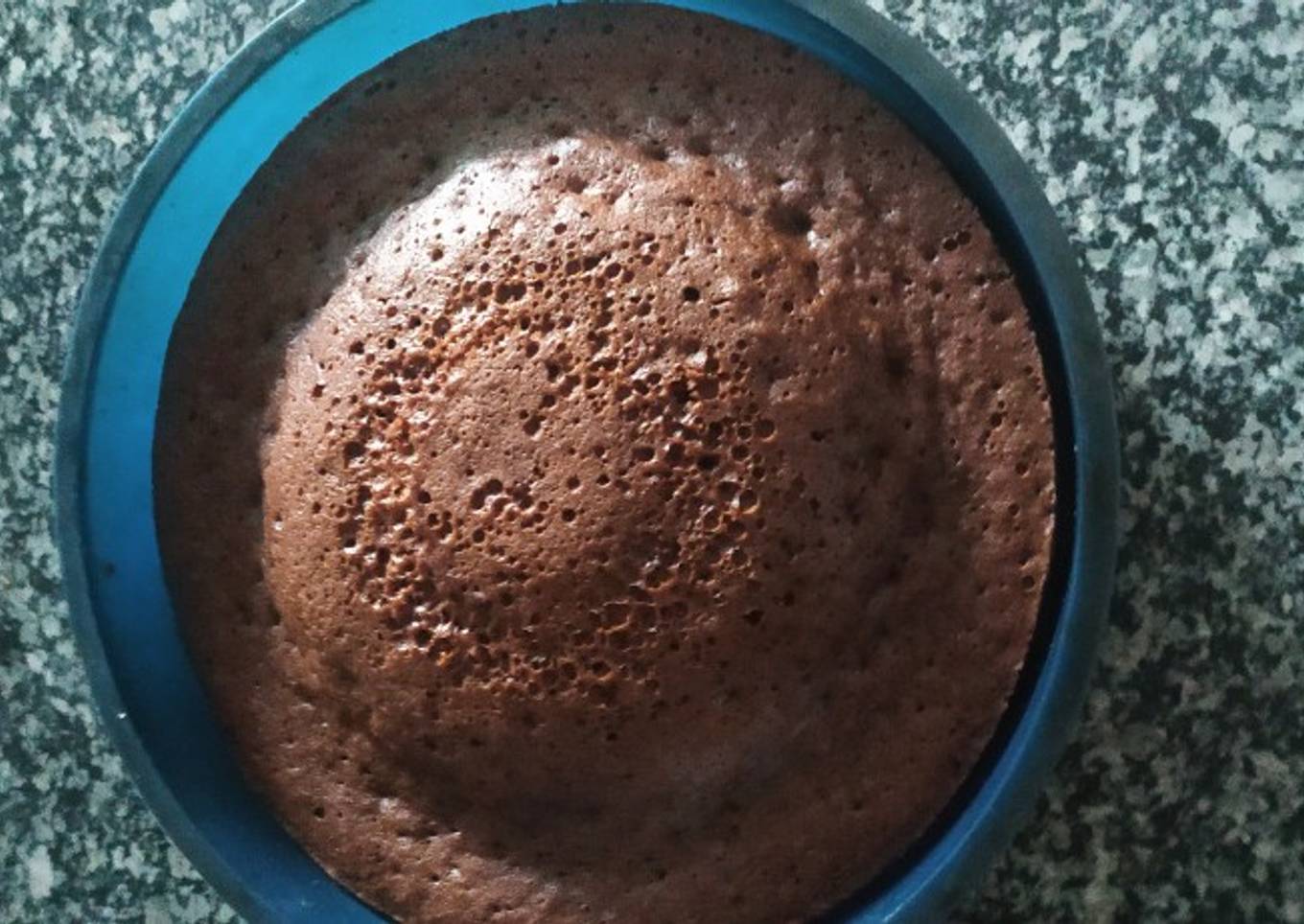 Bizcocho de calabaza y chocolate al microondas