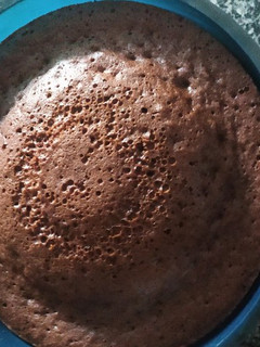 Una foto de Bizcocho de calabaza y chocolate al microondas