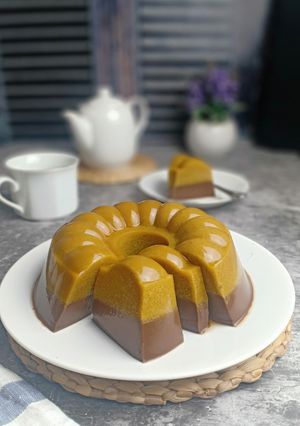 Foto resep Puding Jus Alpukat Coklat