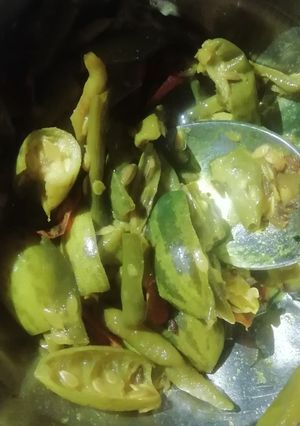 A picture of Kachri mirch.