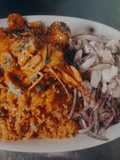 Arroz con mariscos y ceviche