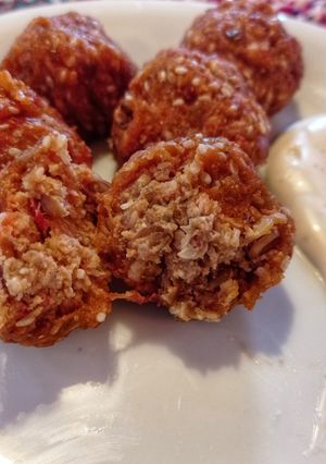 Una foto de Bolitas de lentejas