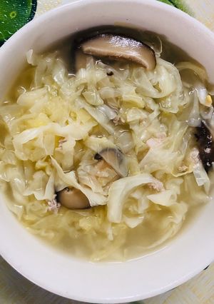 Hình của món Canh bắp cải thịt băm.