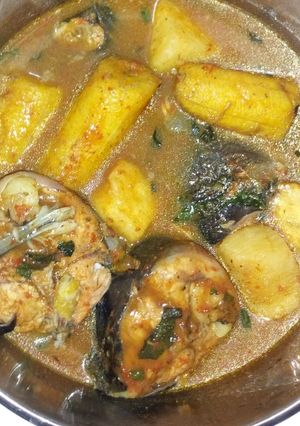 A picture of Fish pepper soup.