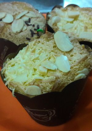 Foto resep Bolu hongkong keju almond kempus2