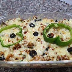 A picture of Pizza Pasta.
