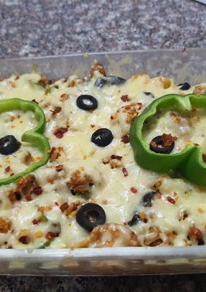 A picture of Pizza Pasta.