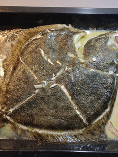 Una foto de Rodaballo al horno (tres vuelcos)