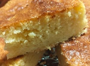 Una foto de Bizcocho de queso cottage