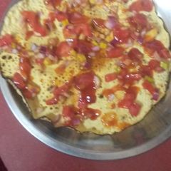 A picture of Masala Papad.