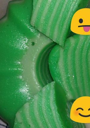 Foto resep Lapis pandan..
