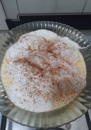 Una foto de Arroz con leche y merengue