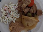 Una foto de carne chile guajillo