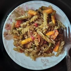 A picture of Pasta Primavera.
