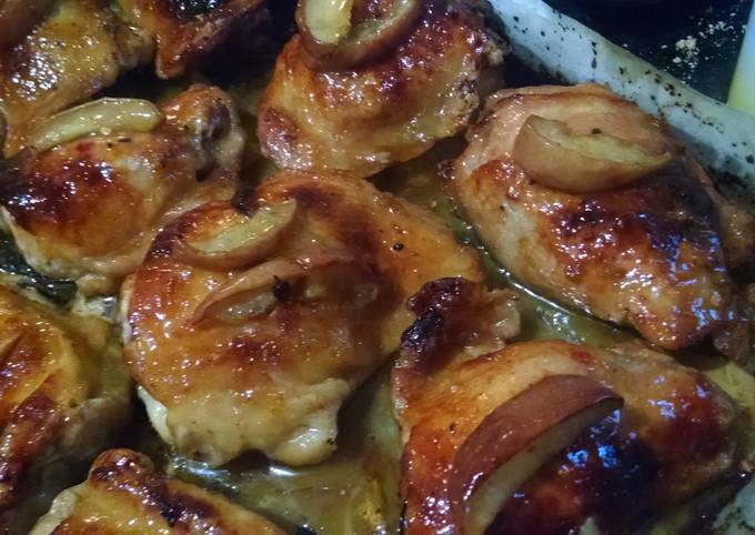 Step-by-Step Guide to Prepare Homemade Apple Glazed Chicken