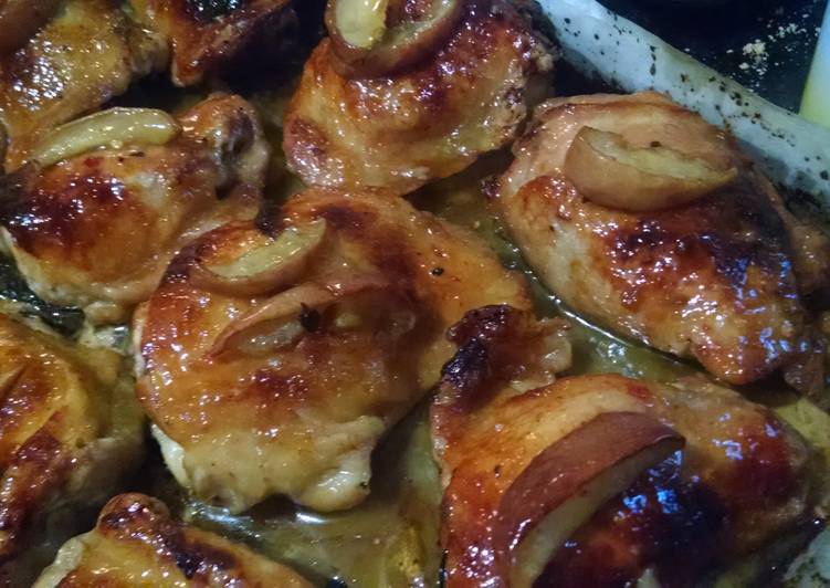 Simple Way to Prepare Ultimate Apple Glazed Chicken