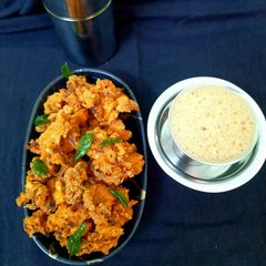 A picture of Onion Gatti Pakoda.