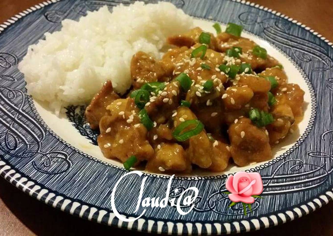 Pollo a la naranja🌹