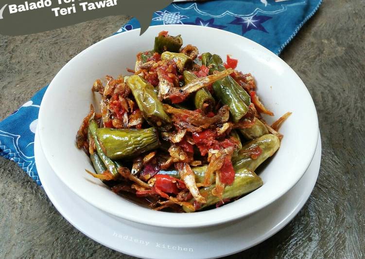 Balado Terong Medan Teri Tawar