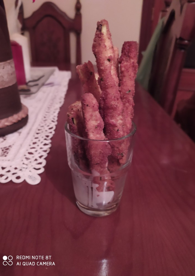 Una foto de Palitos de berenjena
