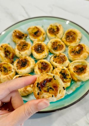 Hình của món Bánh Paratha Cuộn Chuối Nướng bằng Nckd.