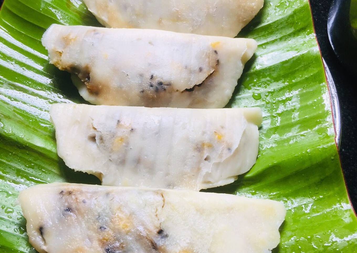 Banana plantain leaves adai (nutrious)