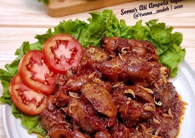 Semur Ati Ampela Ayam